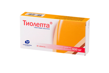 Тиолепта 600мг табл п/пл/о №30