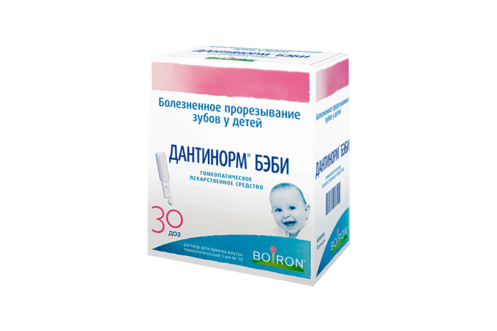 Дантинорм Бэби р-р д/пр внутрь гомеоп 1мл конт п/э №30