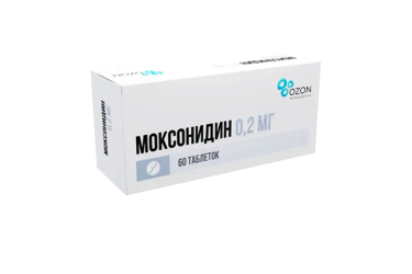 Моксонидин 0,2мг табл п/пл/о №60