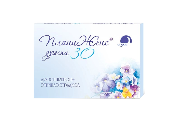 ПланиЖенс дроспи 3мг+0,03мг табл п/пл/о №21