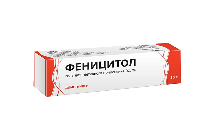 Феницитол 0,1% гель д/нар прим 30г