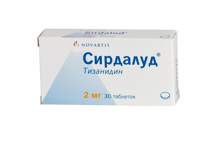 Сирдалуд 2мг табл №30
