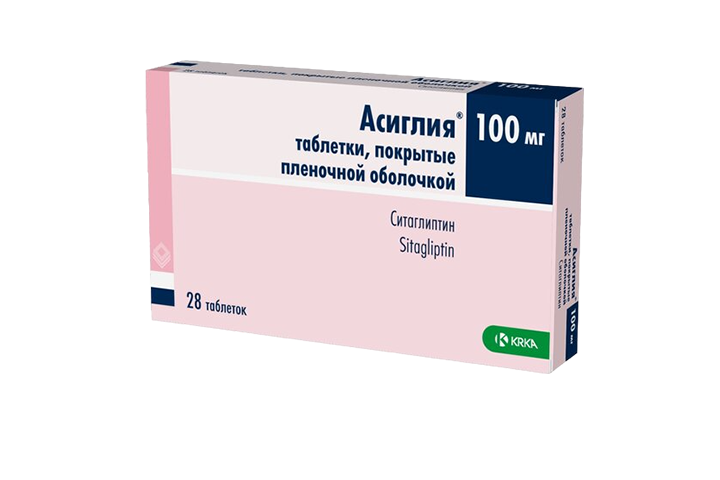 Асиглия 100мг табл п/пл/о №28