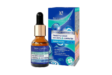 Новосвит Concentrate Гиалурон+коллаген Aqua-гель 24ч 25мл
