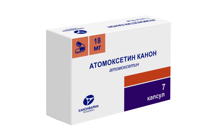 Атомоксетин Канон 18мг капс №7