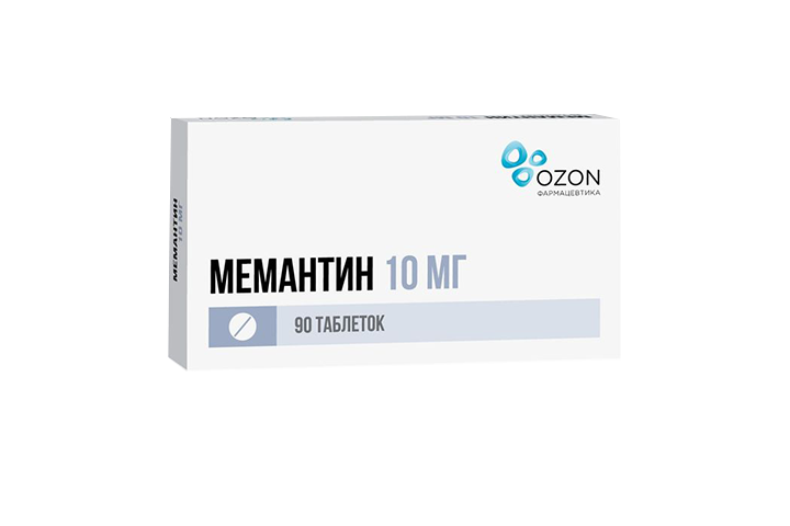 Мемантин 10мг табл п/пл/о №90