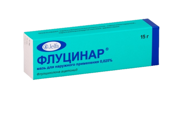 Флуцинар 0,025% мазь д/нар прим 15г