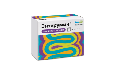 Энтерумин 800мг пор д/приг сусп д/пр внутрь пак №12
