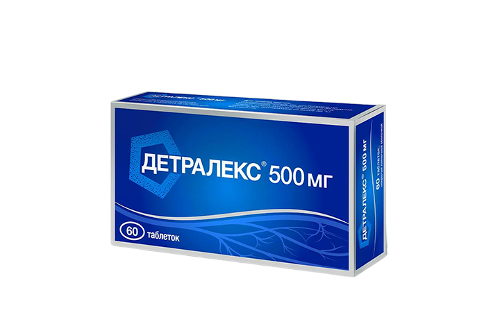 Детралекс 500мг табл п/пл/о №60