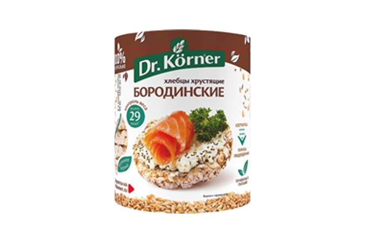 Dr.Korner Хлебцы бородинские хрустящие 100г