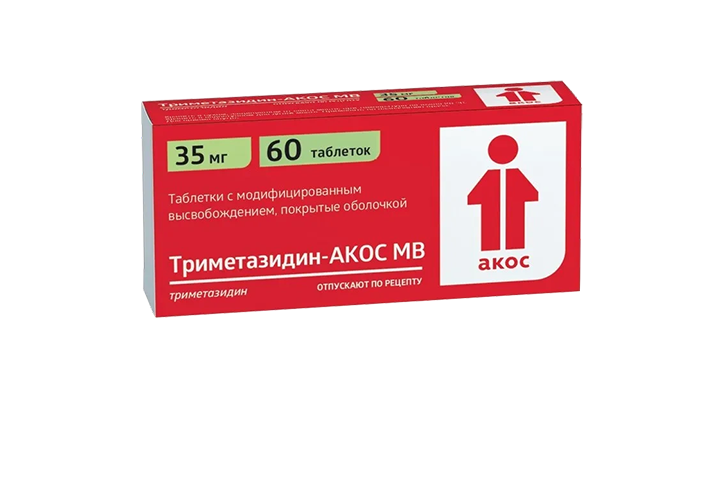 Триметазидин-АКОС МВ 35мг табл п/о модиф/высвоб №60