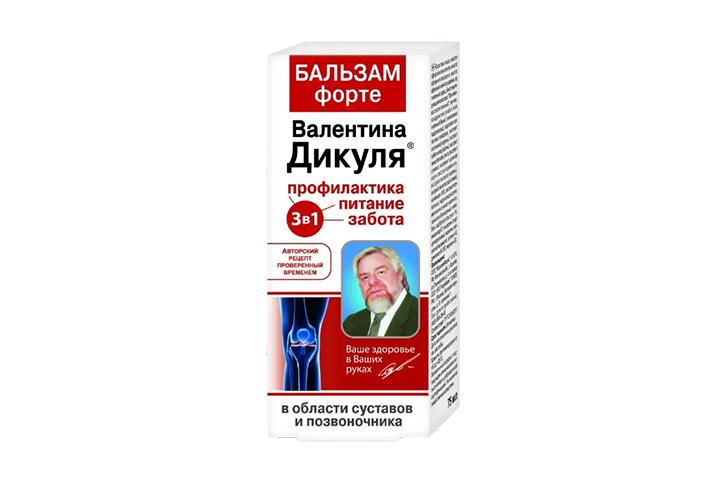 Бальзам Валентина Дикуля Форте д/суст 75мл