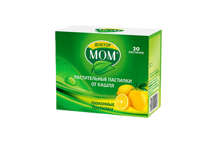 Доктор МОМ паст д/рассас №20 лимон