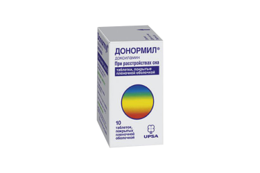 Донормил 15мг табл п/пл/о №10