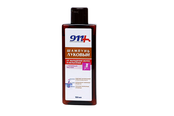 911Шампунь Луковый с репейным маслом от выпад волос/облыс 150мл
