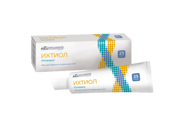 Ихтиол 10% мазь д/нар прим 25г инд/уп