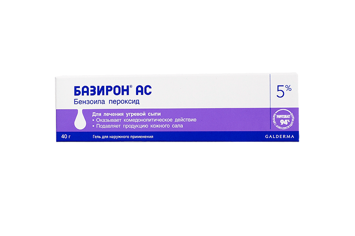 Базирон АС 5% гель д/нар прим 40г