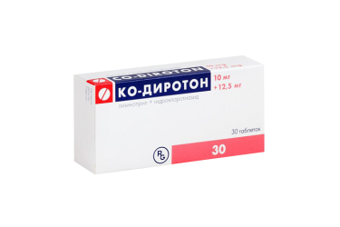Ко-диротон 10мг+12,5мг табл №30