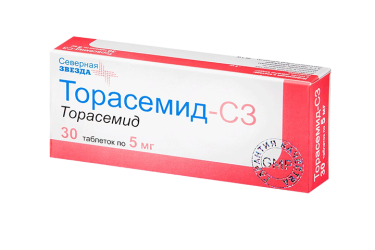 Торасемид-СЗ 5мг табл №30
