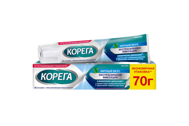 Корега крем д/фикс зубных протезов Экстра сильный 70г Мятный