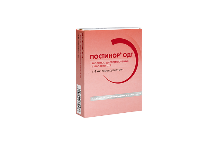 Постинор ОДТ 1,5мг табл дисперг №1