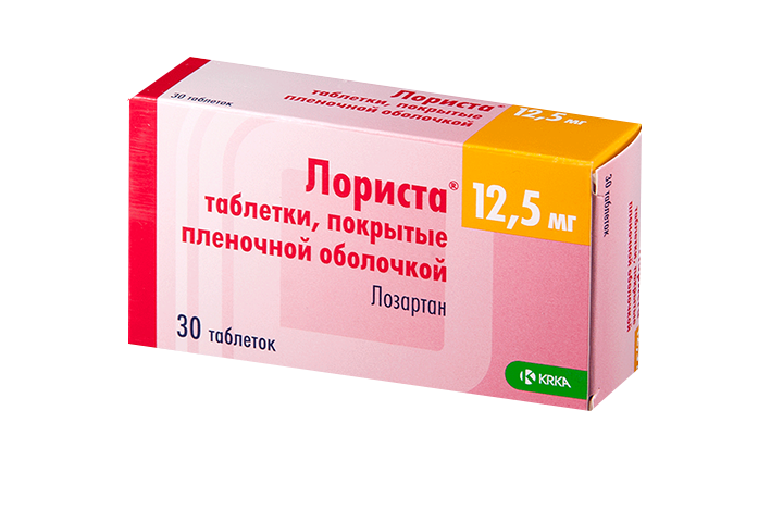 Лориста 12,5мг табл п/пл/о №30