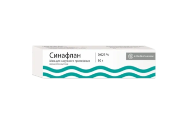Синафлан 0,025% мазь д/нар прим 10г