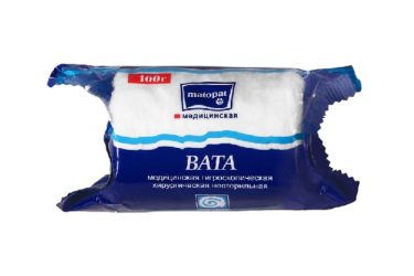 Матопат Вата хирург н/с 100г рулон