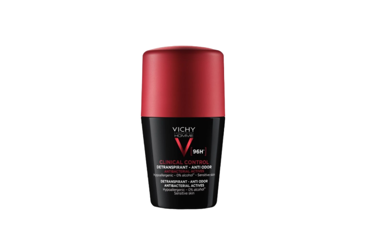 ВИШИ Homme Clinical Control Дезодорант-антиперсп шарик муж 96ч защиты цинк/перлит 50мл
