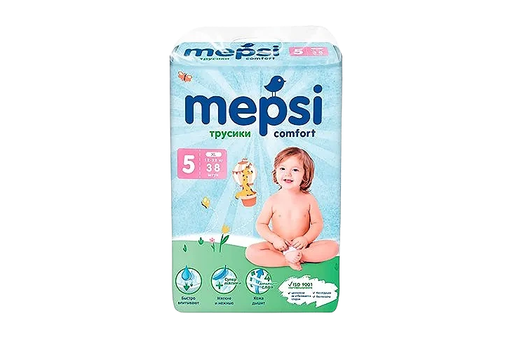 Мепси Подгузники-трусики р.XL/12-22кг 38шт