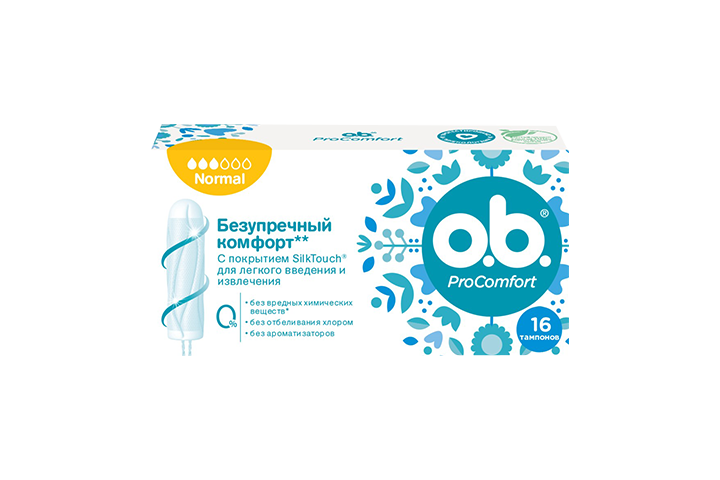Тампоны o.b. ProComfort нормал 16шт