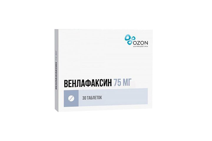 Венлафаксин 75мг табл №30