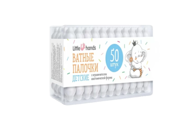 Little Hands Ватные палочки дет с огранич 50шт