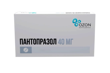 Пантопразол 40мг табл п/пл/о кш/раств №14