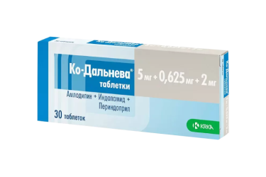 Ко-Дальнева 5мг+0,625мг+2мг табл №30