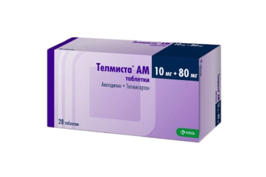 Телмиста АМ 10мг+80мг табл №28