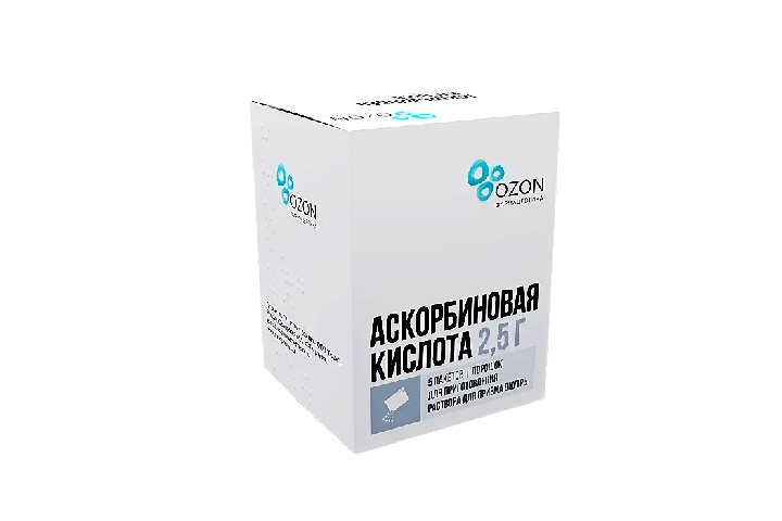Аскорбиновая к-та пор 2,5г пак №5