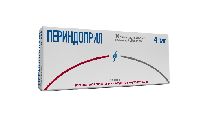 Периндоприл 4мг табл п/пл/о №30