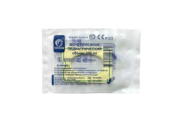 Мочеприемник педиатр стер 100мл ИНЕКТА