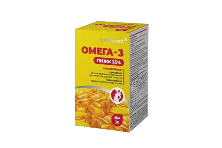 Омега-3 35% д/взр/дет 11+ и берем капс №30 Консумед