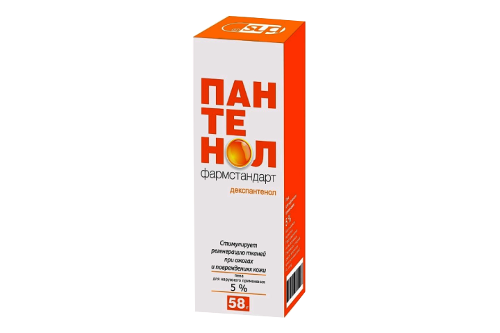 Пантенол Фармстандарт 5% пена д/нар прим 58г