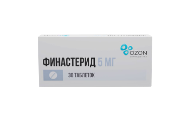 Финастерид 5мг табл п/пл/о №30