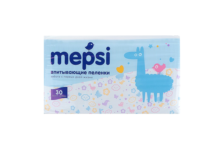 Мепси Пеленки впит 60х60см 30шт