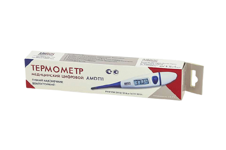 Термометр электрон АМDT-11 с гибким након купить в аптеке в Любинском | Медицинские товары | Фармакопейка