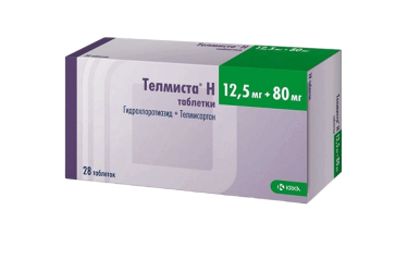 Телмиста Н 12,5мг+80мг табл №28