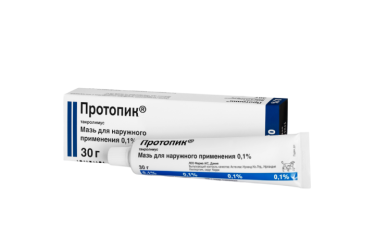 Протопик 0,1% мазь д/нар прим 30г