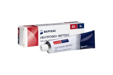 Ибупрофен 5% гель д/нар прим 50г