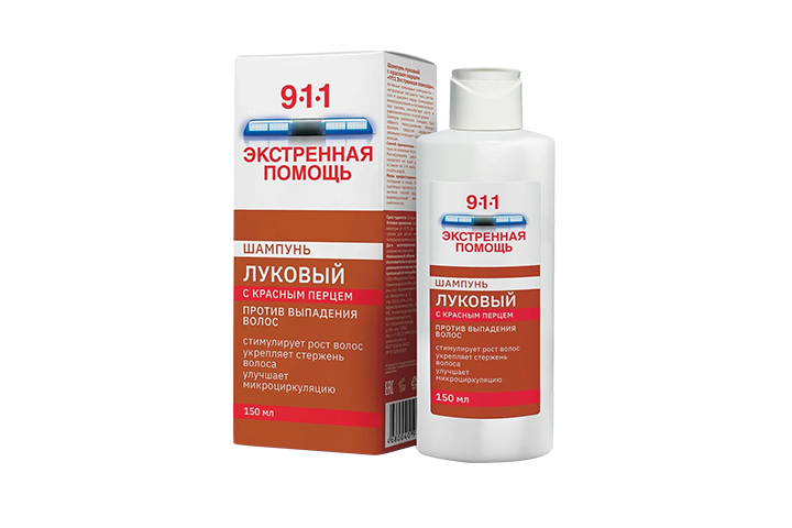 911Шампунь Луковый от выпад волос/облыс 150мл