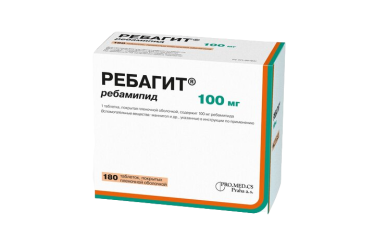 Ребагит 100мг табл п/пл/о №180