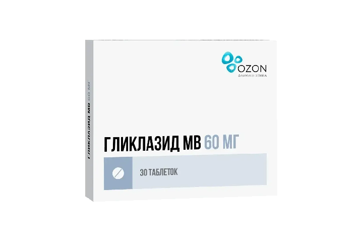 Гликлазид МВ 60мг табл с модиф/высвоб №30
